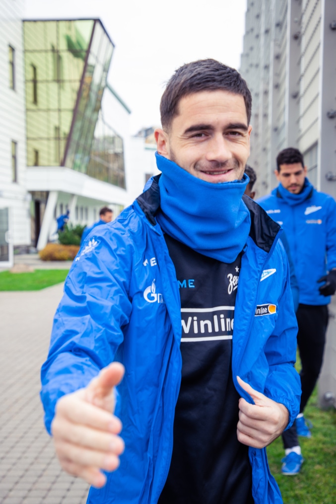 Открытая тренировка «Зенита» перед матчем с «Динамо»