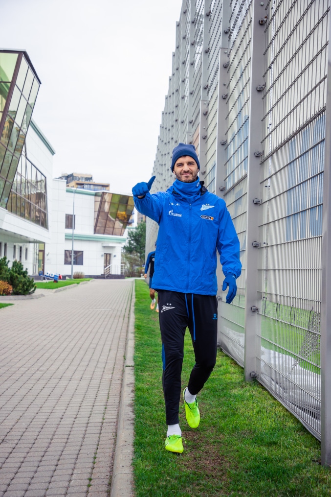 Открытая тренировка «Зенита» перед матчем с «Динамо»