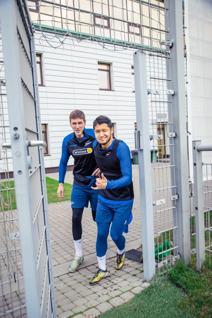 Открытая тренировка «Зенита» перед матчем с «Динамо»