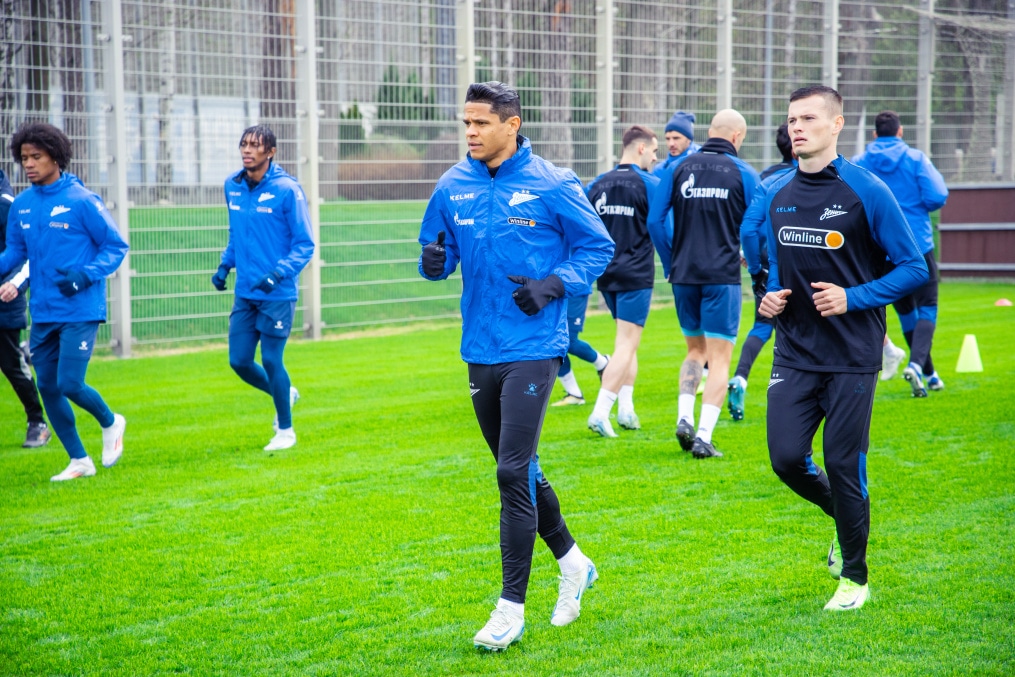 Открытая тренировка «Зенита» перед матчем с «Динамо»