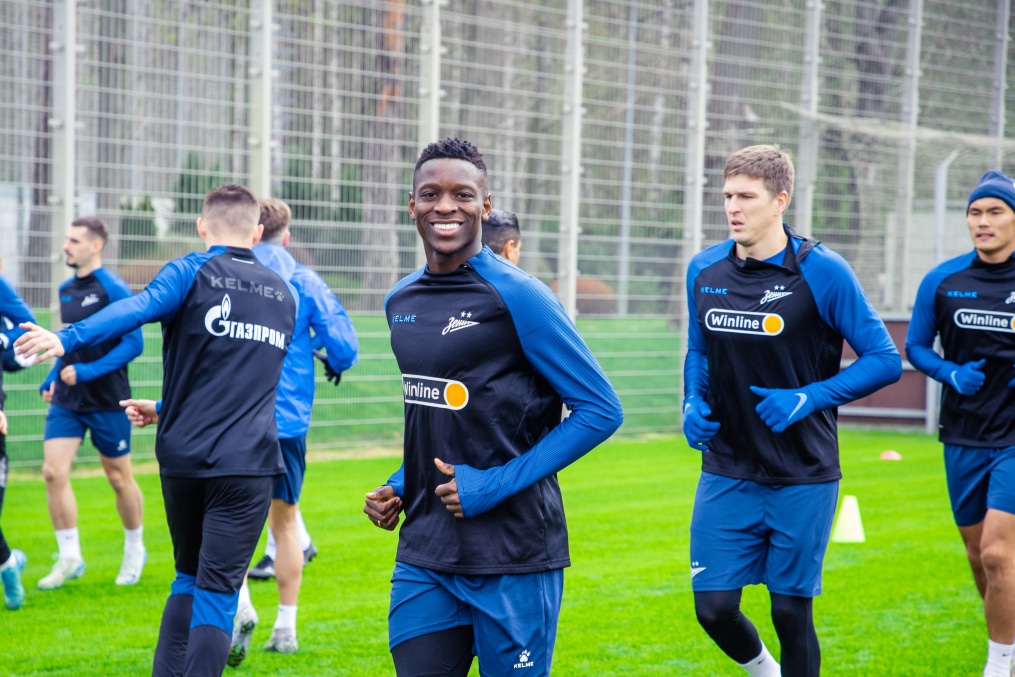 Открытая тренировка «Зенита» перед матчем с «Динамо»
