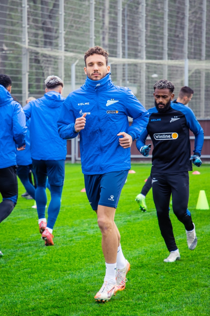 Открытая тренировка «Зенита» перед матчем с «Динамо»