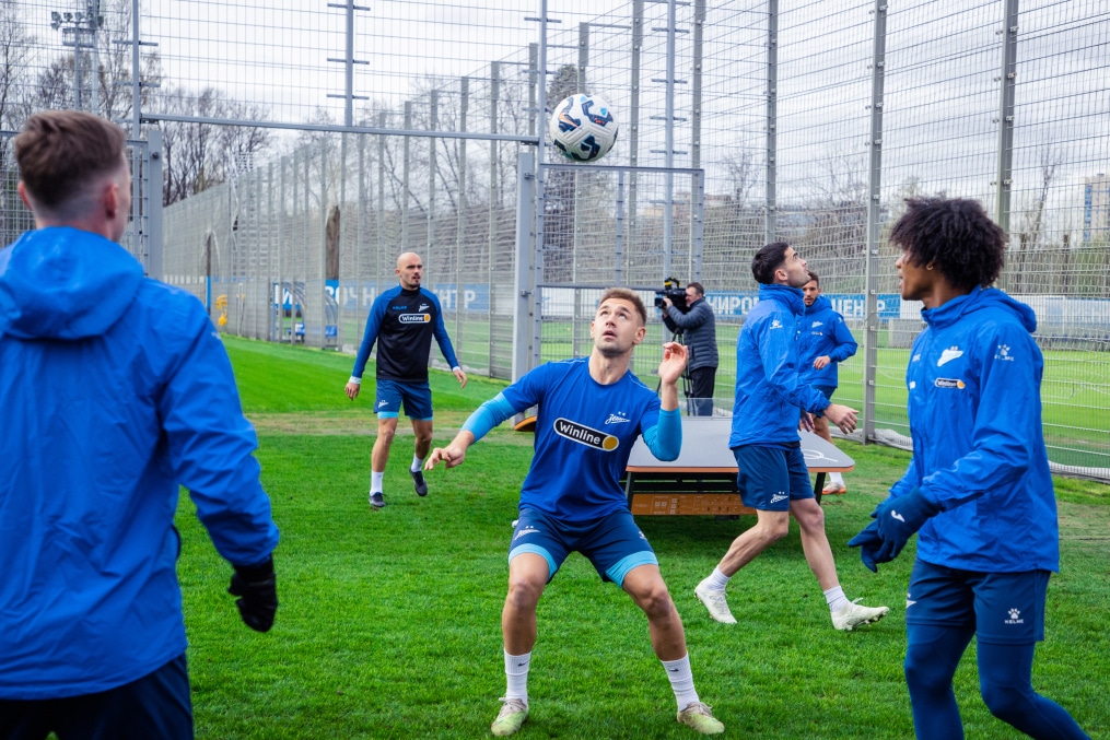 Открытая тренировка «Зенита» перед матчем с «Динамо»