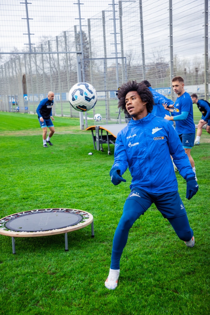 Открытая тренировка «Зенита» перед матчем с «Динамо»