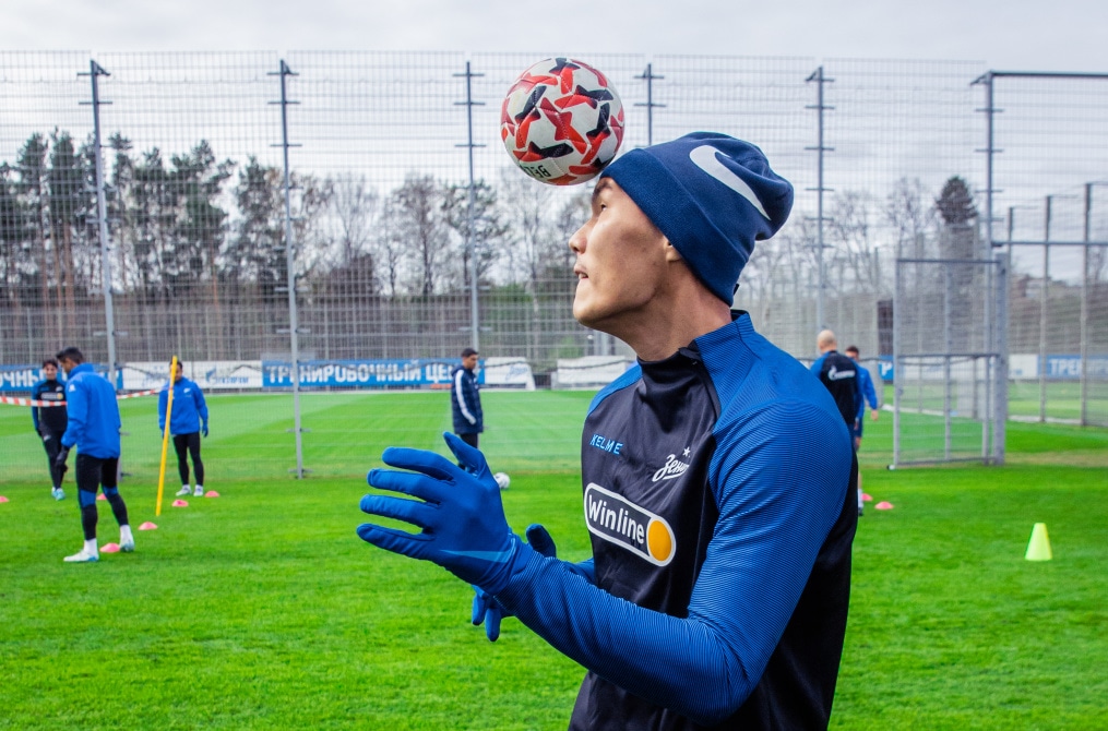 Открытая тренировка «Зенита» перед матчем с «Динамо»