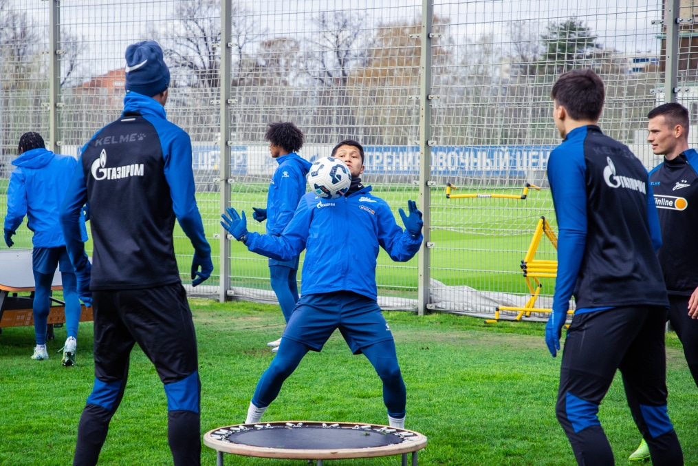Открытая тренировка «Зенита» перед матчем с «Динамо»