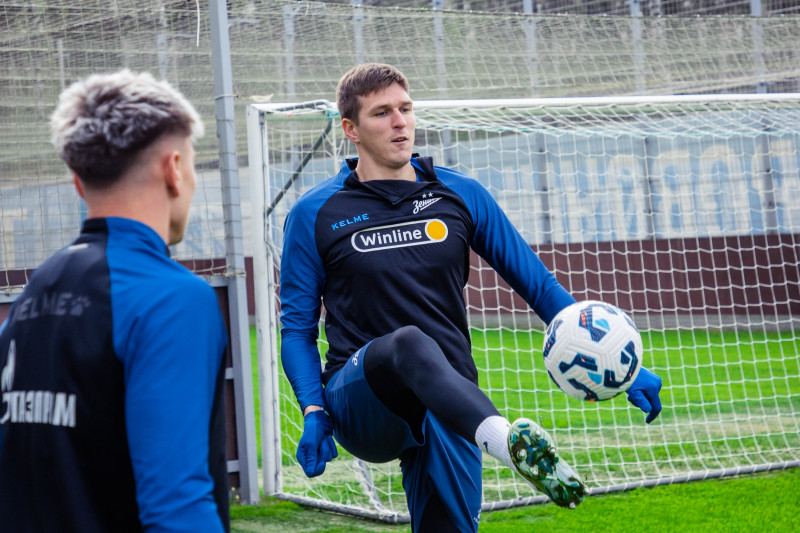 Открытая тренировка «Зенита» перед матчем с «Динамо»