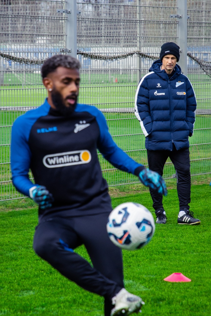 Открытая тренировка «Зенита» перед матчем с «Динамо»