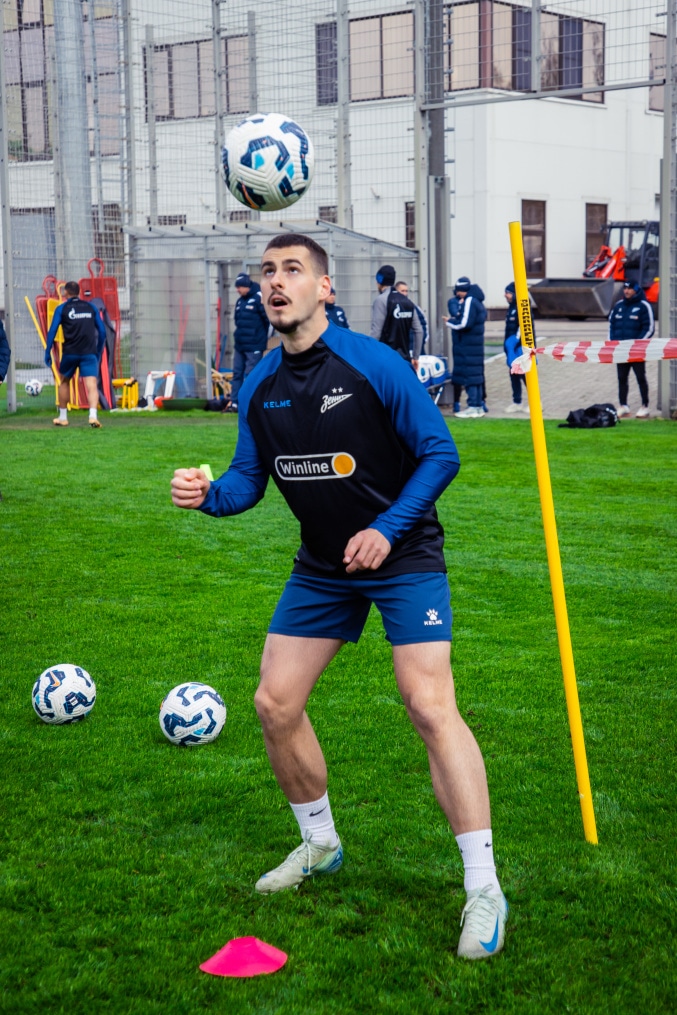 Открытая тренировка «Зенита» перед матчем с «Динамо»