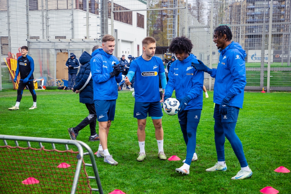Открытая тренировка «Зенита» перед матчем с «Динамо»