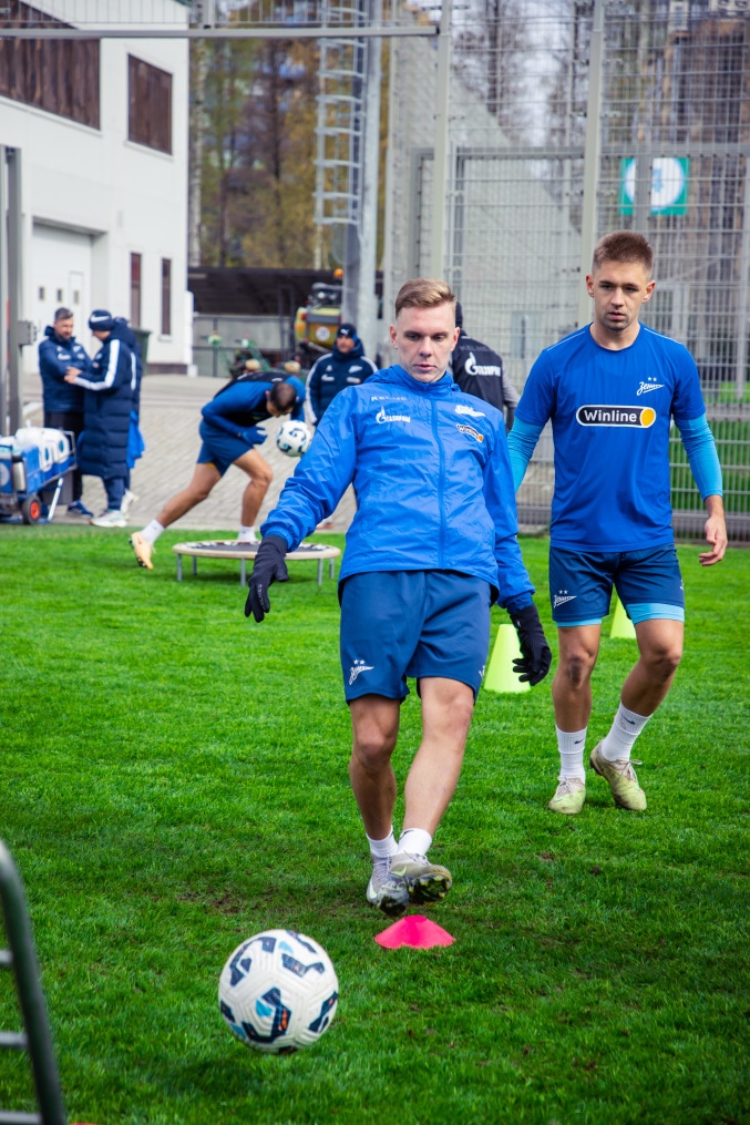 Открытая тренировка «Зенита» перед матчем с «Динамо»