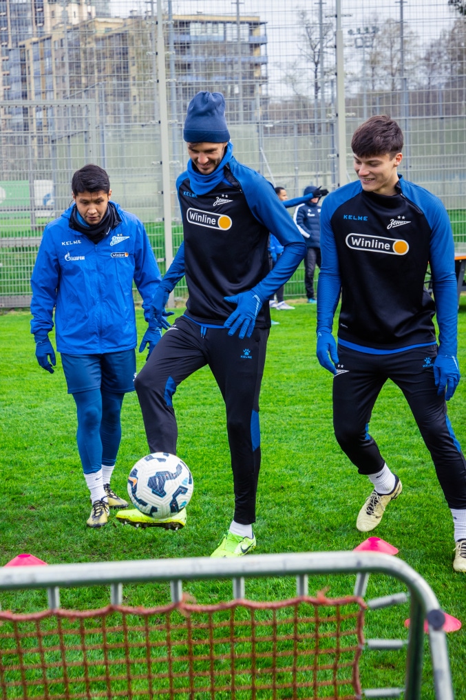 Открытая тренировка «Зенита» перед матчем с «Динамо»