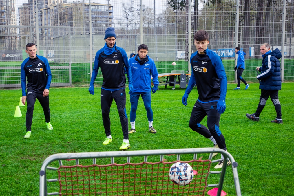 Открытая тренировка «Зенита» перед матчем с «Динамо»