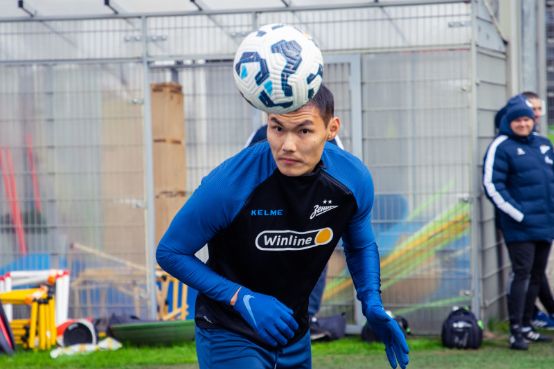 Открытая тренировка «Зенита» перед матчем с «Динамо»