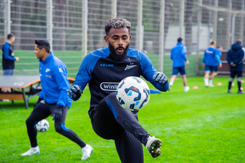 Открытая тренировка «Зенита» перед матчем с «Динамо»