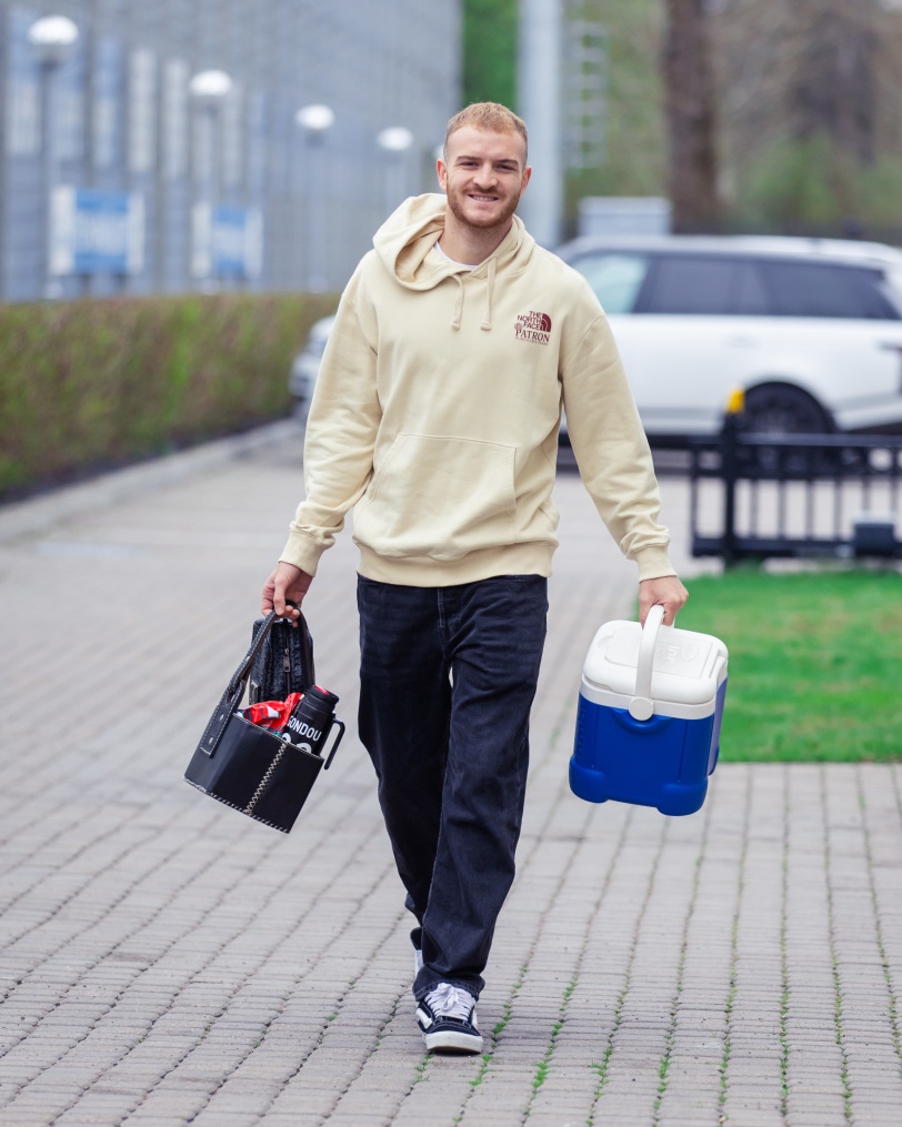 «Зенит. Стиль»: прибытие игроков на тренировку перед матчем с «Динамо»