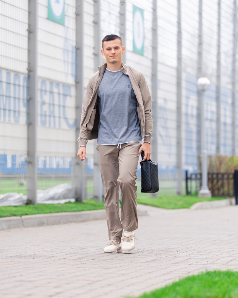 «Зенит. Стиль»: прибытие игроков на тренировку перед матчем с «Динамо»