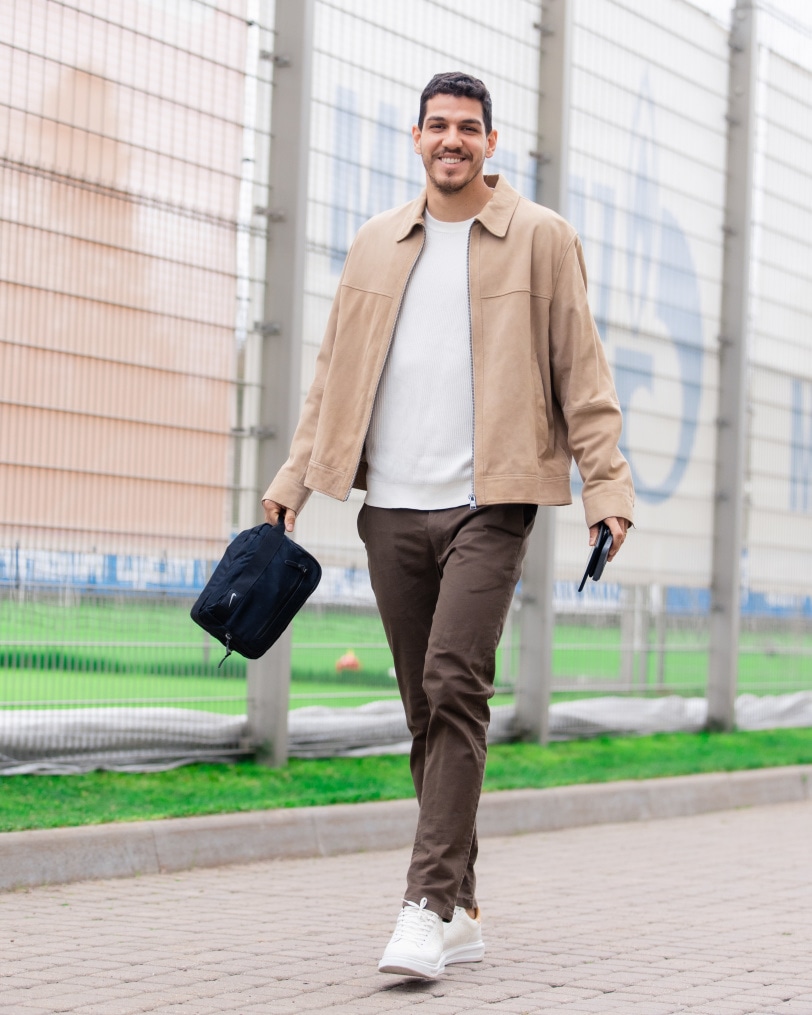 «Зенит. Стиль»: прибытие игроков на тренировку перед матчем с «Динамо»