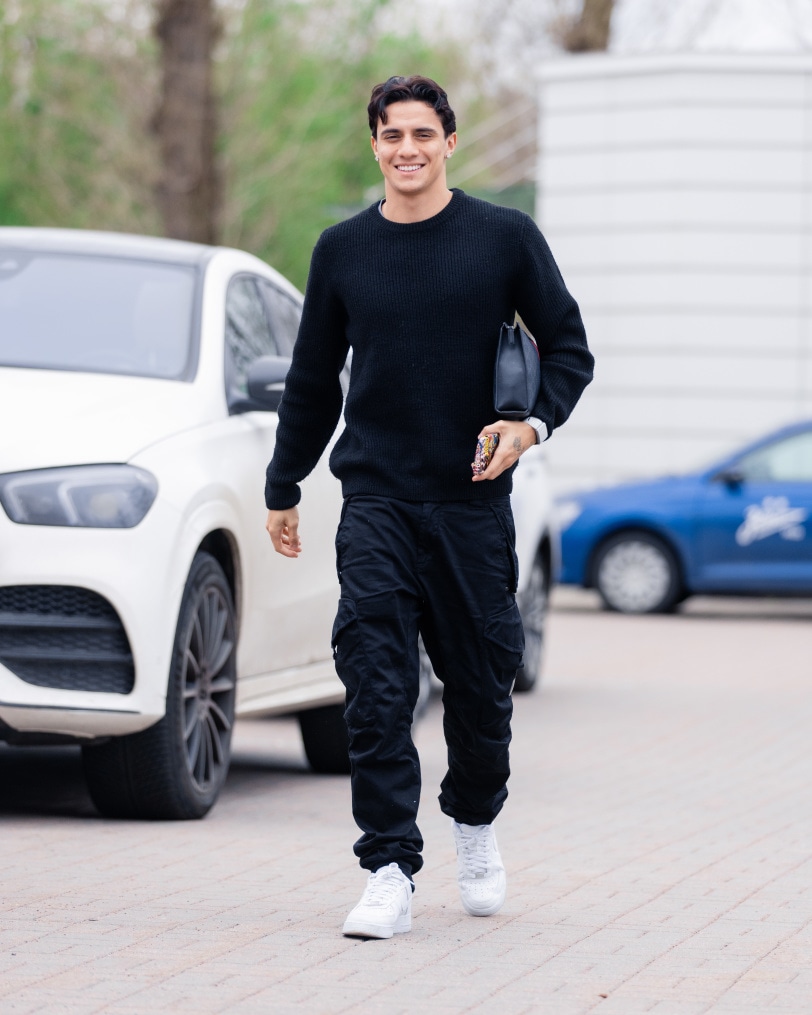 «Зенит. Стиль»: прибытие игроков на тренировку перед матчем с «Динамо»