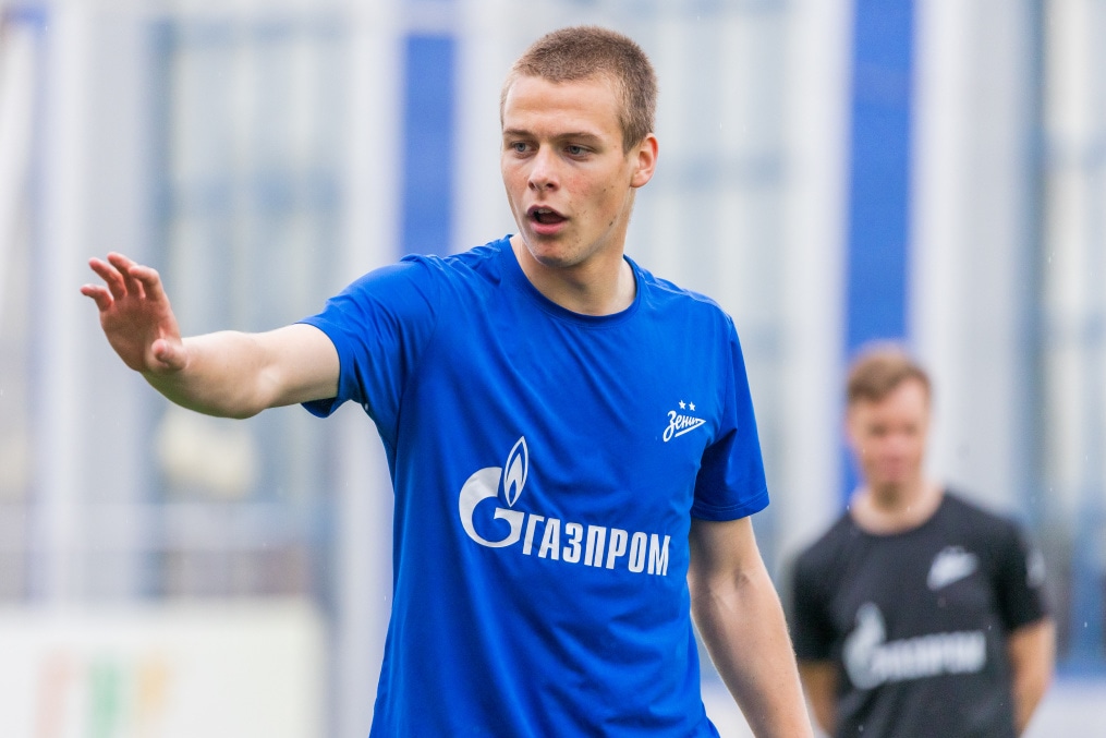 Тренировка молодежной команды «Зенит» в Грозном