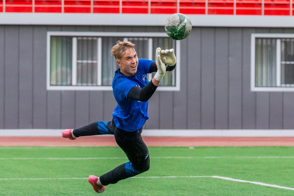 Тренировка молодежной команды «Зенит» в Грозном