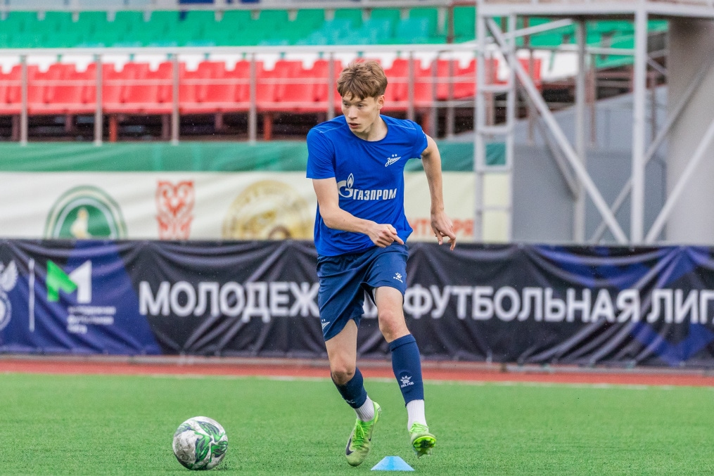 Тренировка молодежной команды «Зенит» в Грозном