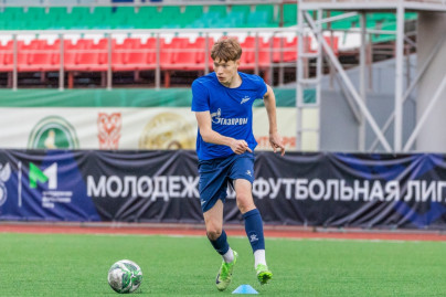 Тренировка молодежной команды «Зенит» в Грозном