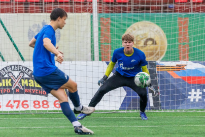 Тренировка молодежной команды «Зенит» в Грозном