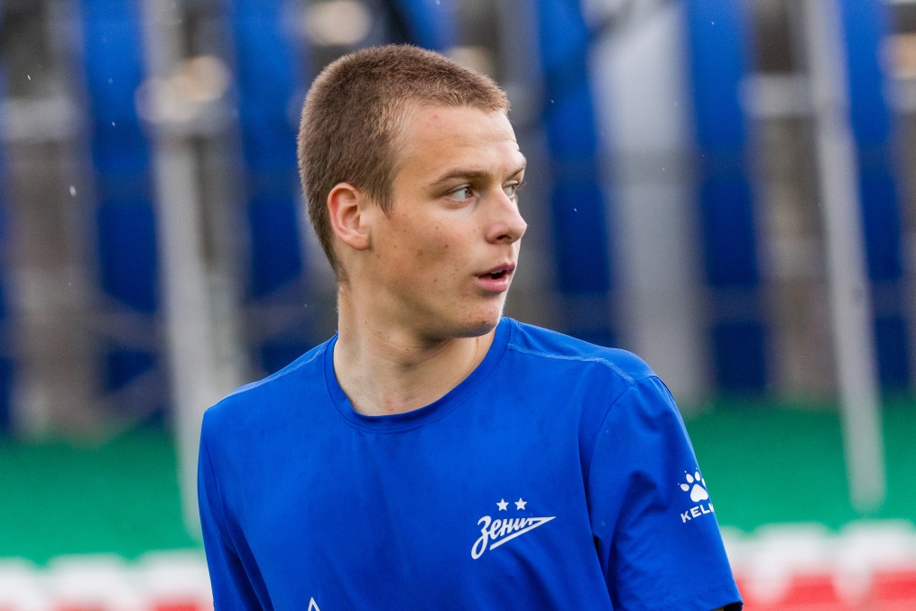 Тренировка молодежной команды «Зенит» в Грозном