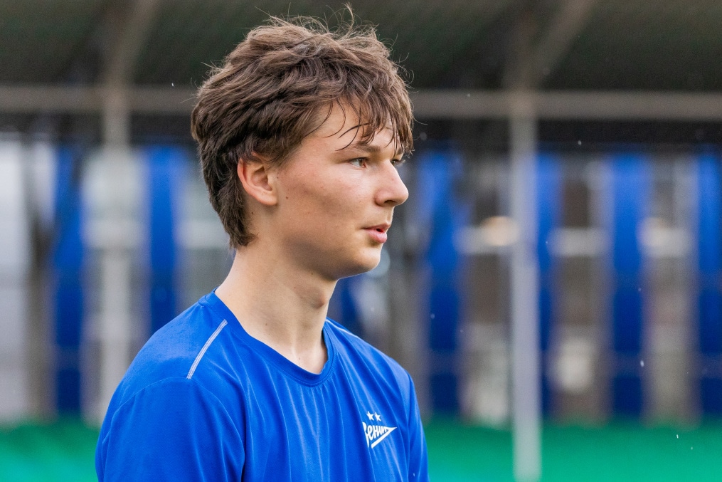 Тренировка молодежной команды «Зенит» в Грозном