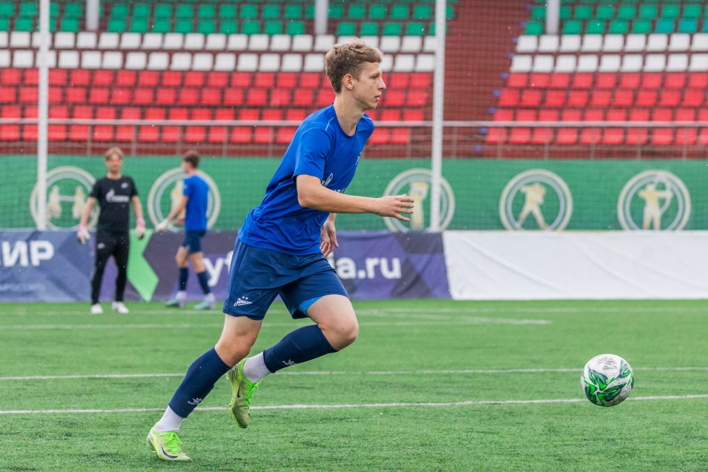 Тренировка молодежной команды «Зенит» в Грозном