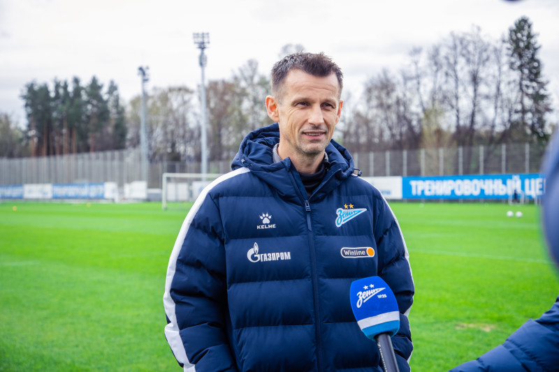 Брифинг «Зенита» перед матчем с «Динамо»