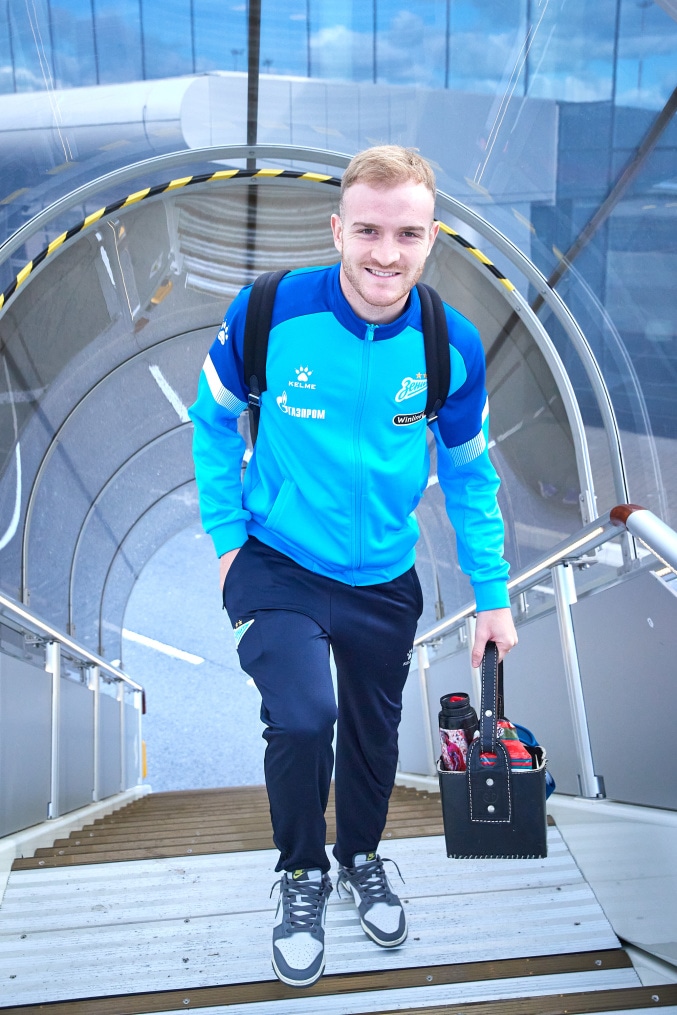 Вылет команды в Москву на матч с «Динамо»