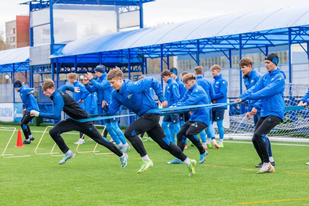 Тренировка «Зенита»-м перед матчем с ФК «Ростов»-м