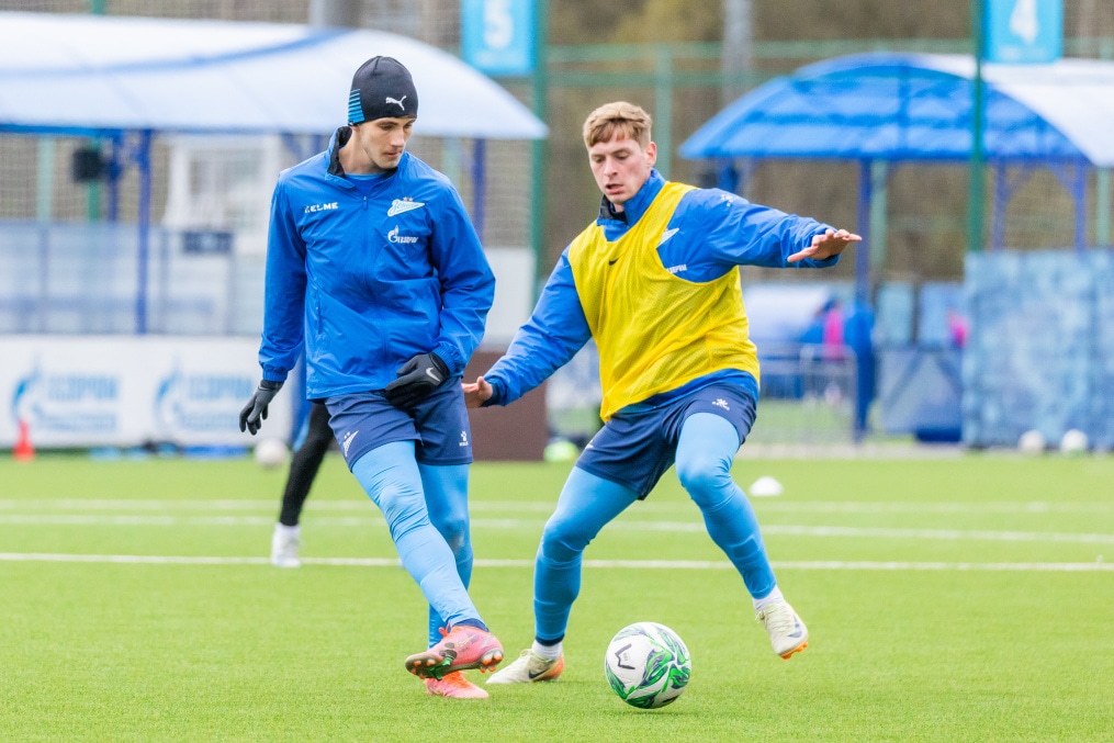 Тренировка «Зенита»-м перед матчем с ФК «Ростов»-м