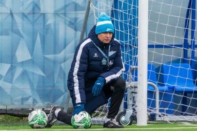 Тренировка «Зенита»-м перед матчем с ФК «Ростов»-м