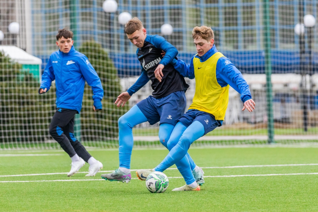 Тренировка «Зенита»-м перед матчем с ФК «Ростов»-м