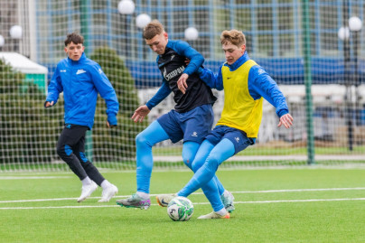 Тренировка «Зенита»-м перед матчем с ФК «Ростов»-м