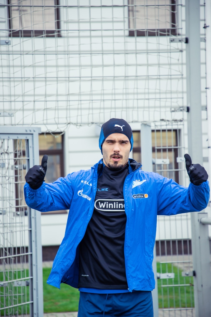 Открытая тренировка «Зенита» перед матчем c  «Динамо» (Махачкала)