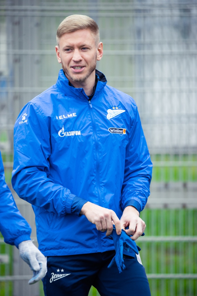 Открытая тренировка «Зенита» перед матчем c  «Динамо» (Махачкала)