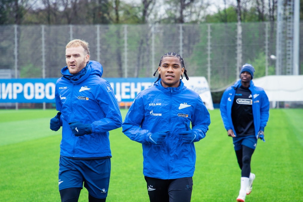 Открытая тренировка «Зенита» перед матчем c  «Динамо» (Махачкала)