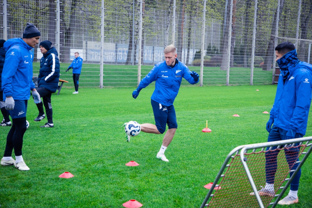 Открытая тренировка «Зенита» перед матчем c  «Динамо» (Махачкала)