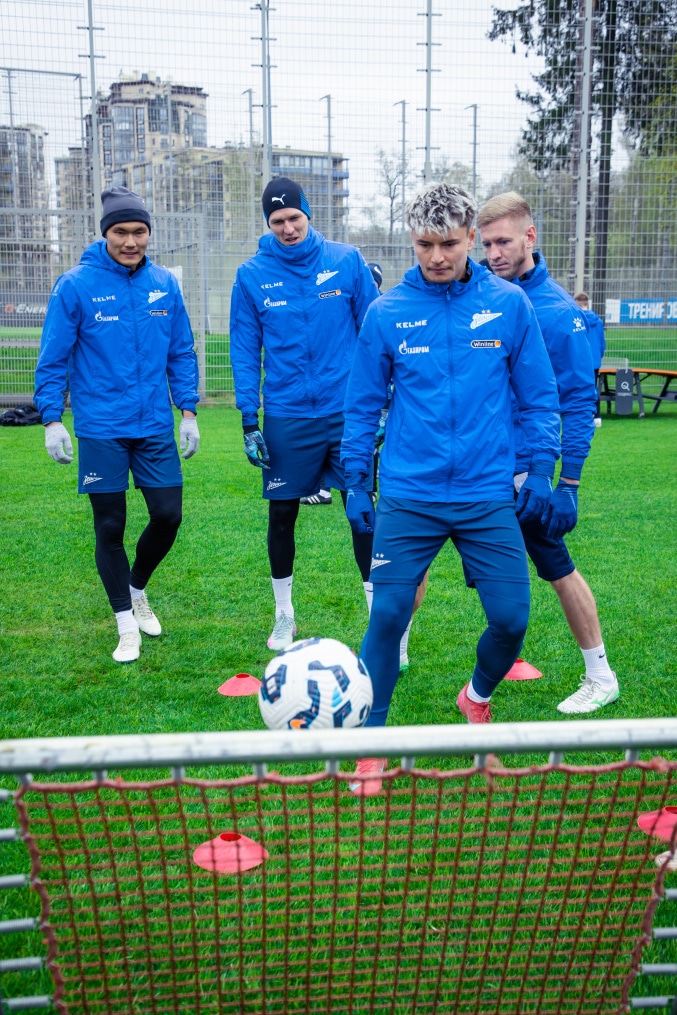Открытая тренировка «Зенита» перед матчем c  «Динамо» (Махачкала)