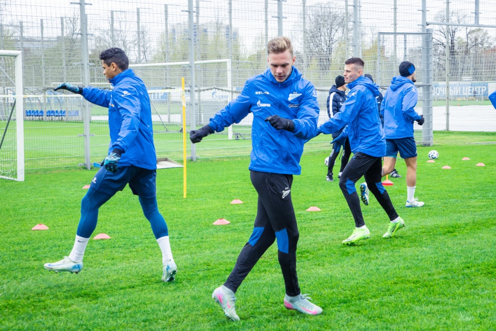 Открытая тренировка «Зенита» перед матчем c  «Динамо» (Махачкала)