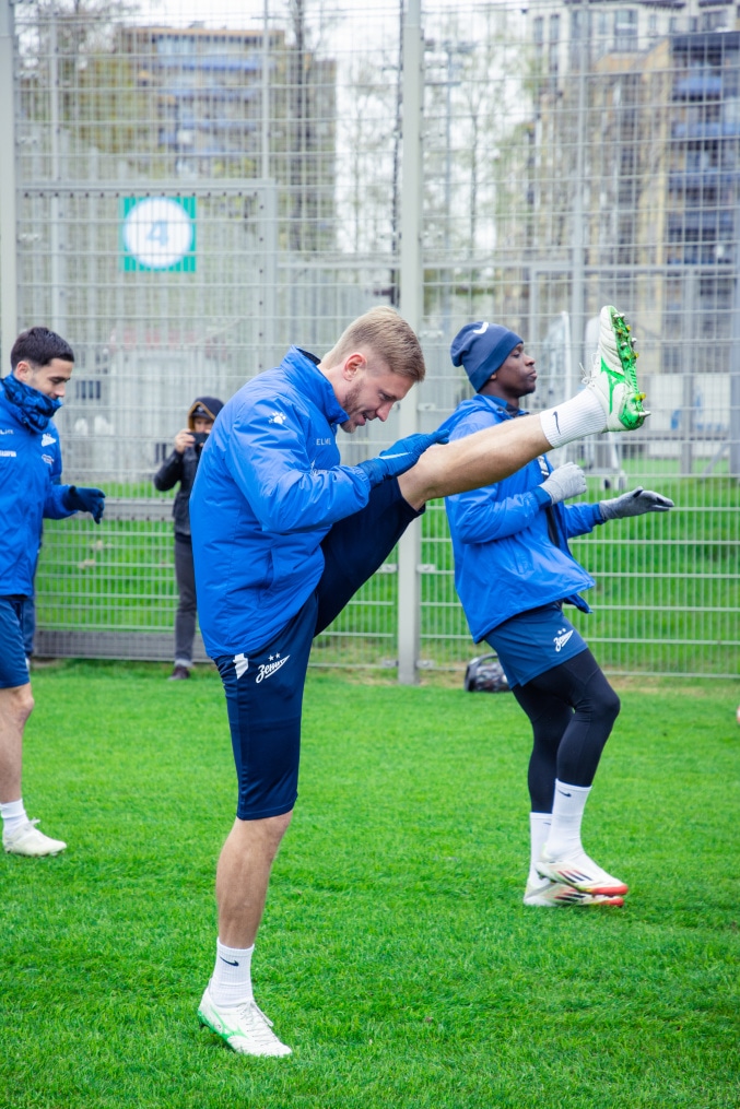 Открытая тренировка «Зенита» перед матчем c  «Динамо» (Махачкала)