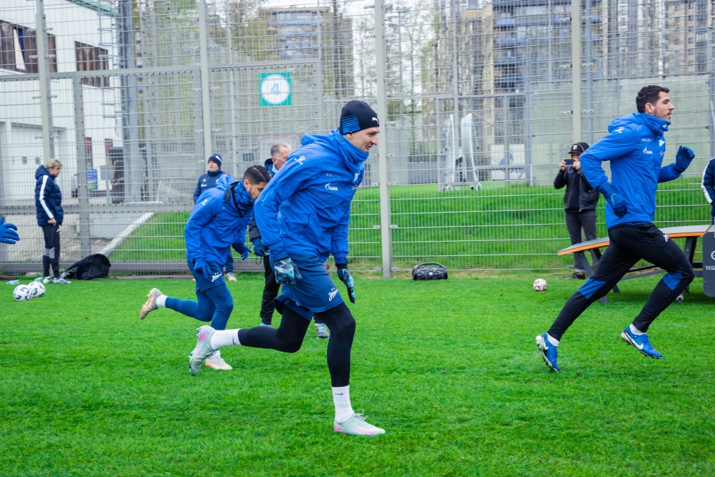 Открытая тренировка «Зенита» перед матчем c  «Динамо» (Махачкала)