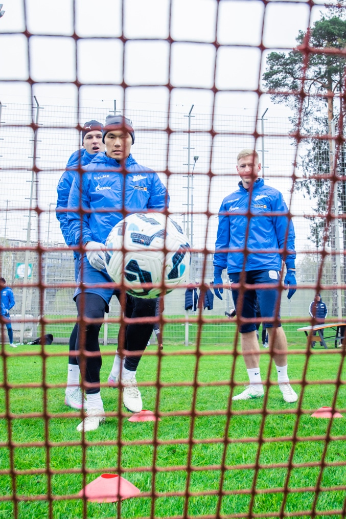 Открытая тренировка «Зенита» перед матчем c  «Динамо» (Махачкала)