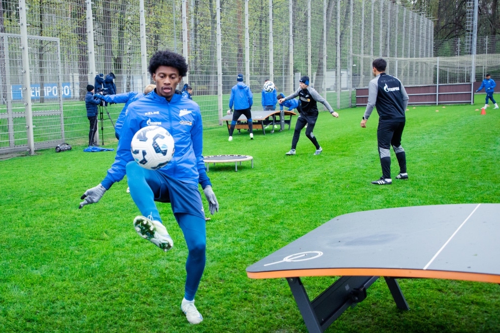 Открытая тренировка «Зенита» перед матчем c  «Динамо» (Махачкала)