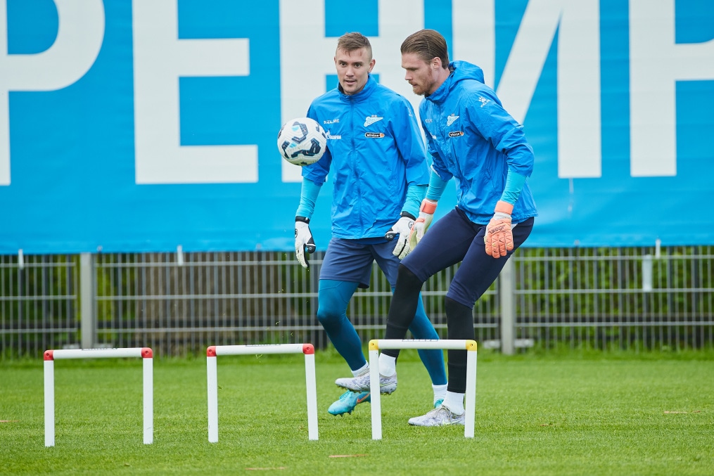 Открытая тренировка «Зенита» перед матчем с «Ахматом»