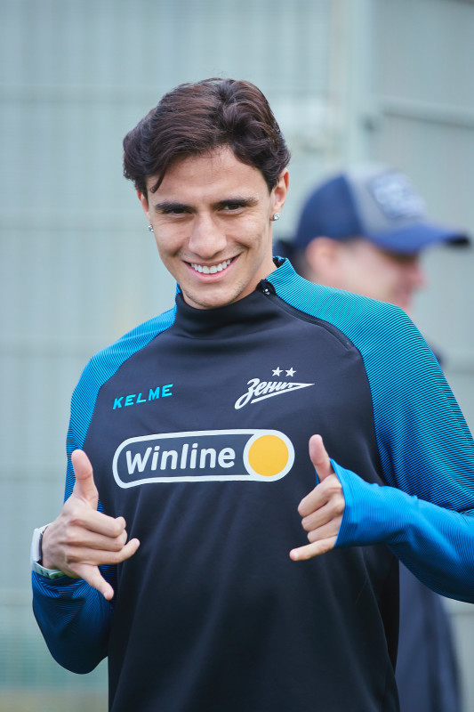 Открытая тренировка «Зенита» перед матчем с «Ахматом»